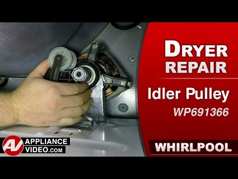 Whirlpool Dryer - Squealing Noise - Idler Pulley Repair and Diagnostic