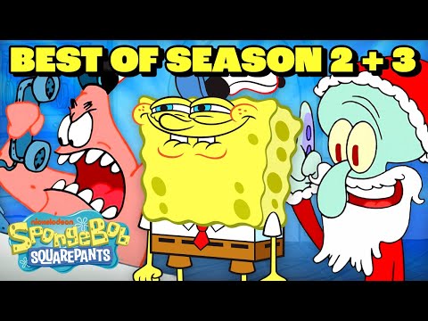 BEST of SpongeBob Seasons 2 & 3! | 4+ Hour Compilation |  @SpongeBobOfficial ​