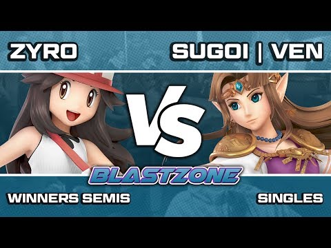 PSG Blastzone: Sugoi | Ven (Zelda) vs Zyro (Pokemon Trainer/Mii Gunner) - Winners Semis
