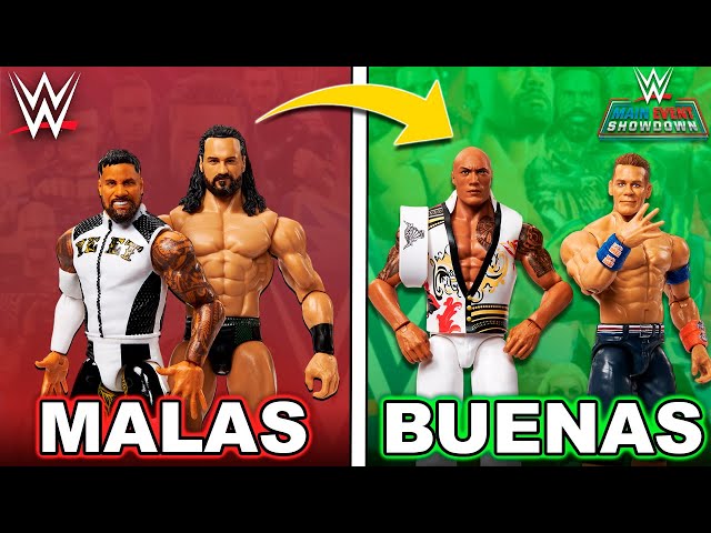 Vídeo relacionado con Mattel WWE Championship Showdown - Figuras de acción de 2 unidades con accesorio, serie #23 The Rock & John Cena, juego coleccionable de 6 pulgadas