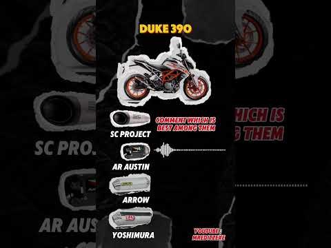 “Which Exhaust Sounds Better on Duke 390? 🔥”#shorts #duke390