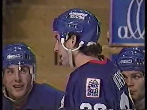 Winnipeg Jets, 1 at Toronto Maple Leafs, 3: Dec. 23. 1991