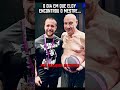 Eloy Casagrande se emociona ao conhecer Bill Ward