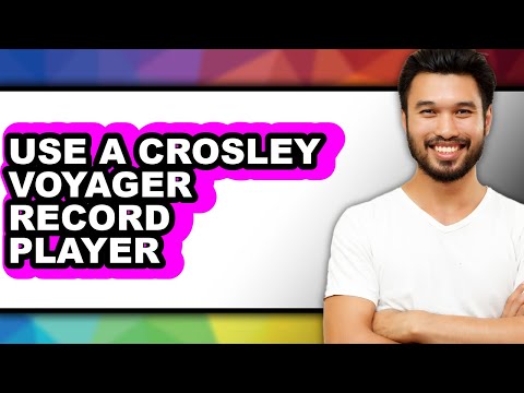 How To Use A Crosley Voyager Record Player - Step By Step