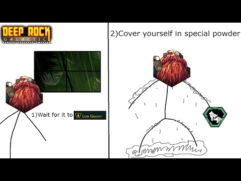 Backrooms glitch in Deep Rock Galactic