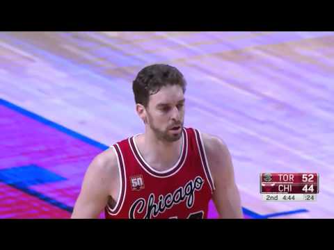 Pau Gasol vs Toronto Raptors 19.02.2016 (18Pts)