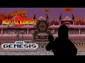 Mortal Kombat II Sega Genesis Noob Saibot Playthrough HD RetroGameUp