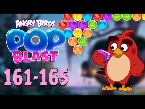 Angry Birds Pop Blast Gameplay Pt 32: Levels 161-165 - A Waiting Game