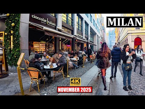 30 November 2025 MILAN 🇮🇹 ITALY 4K HDR STREET WALKING TOUR ✨ | BEAUTIFUL SUNNY DAY 🌞  WALK🚶