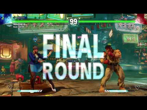STREET FIGHTER V CHUN-LI (Advent616) VS RYU (vinicius916)