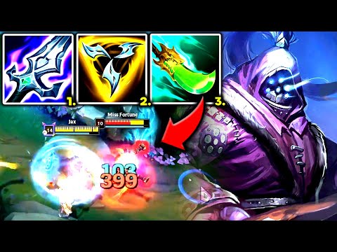 JAX TOP IS THE #1 BEST CHAMP TO 1V9 EVERY GAME (NEW META) - S13 Jax TOP Gameplay Guide