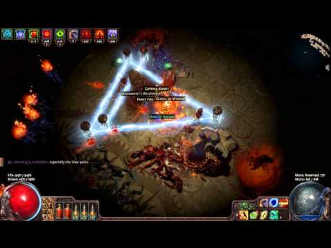 Gellig Mortezzah -- Path of Exile level 74 Residence Double Boss Minus Max melee facetank