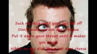 Green Day - Suck my dick (like a rat does cheese) TRÉ COOL With Lyrics