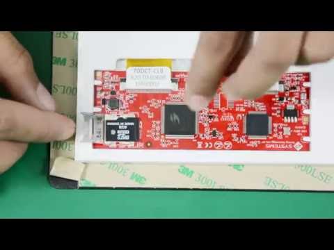 Sketchpad featuring 4D Systems' 7.0” colour TFT LCD display