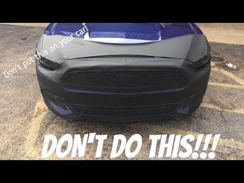 NEVER PUT A BRA ON YOUR CAR!
