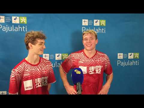 William Kryger Boe/ Mads Vestergaard: We know we have some great serves and returns