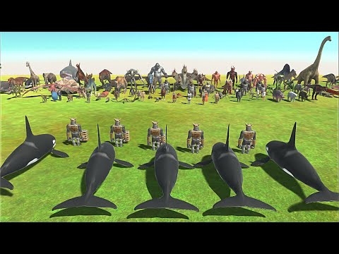 5X GHOR HAMMER & ORCA VS 2X FACTION - Animal Revolt Battle Simulator