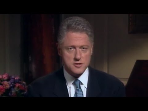 When Clinton admitted to the Lewinsky affair