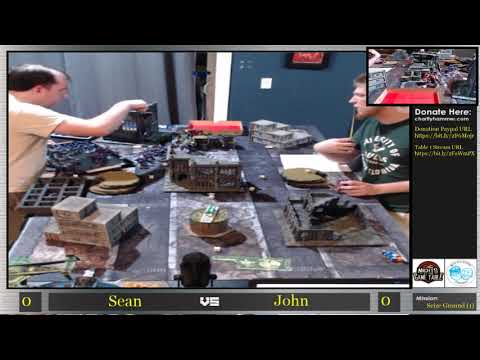 Charity Hammer Stream 2 Game 1 - Sean Morgan (Tau) vs John Lennon (Bugs/GSC/Guard)