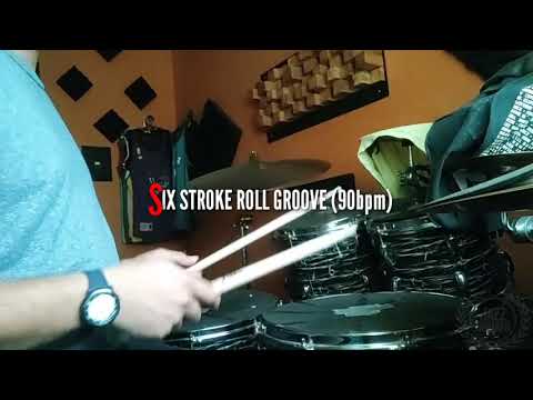 SIX STROKE ROLL GROOVE : 90-100 bpm
