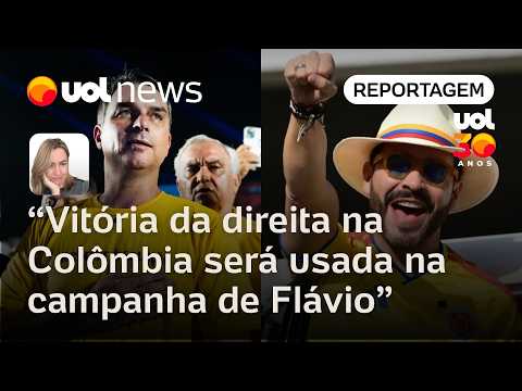 Vitória da direita na Colômbia será usada na campanha de Flávio Bolsonaro no Brasil | Figueiredo