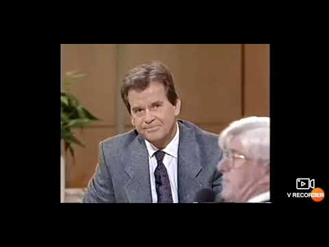 Dick Clark giving advice to up-and-coming bands on Phil Donahue in 1990