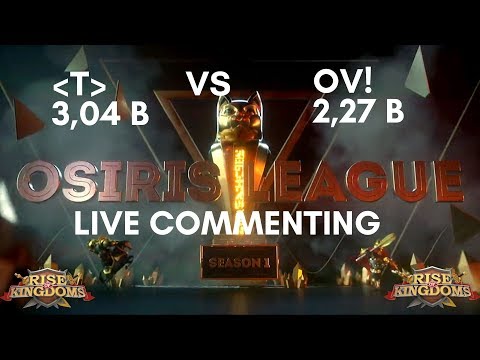 -T- 3.04 B #1039 vs OV! 2,27 B #1052 Osiris League PLAYOFFS QUARTERFINALS  - Rise of Kingdoms