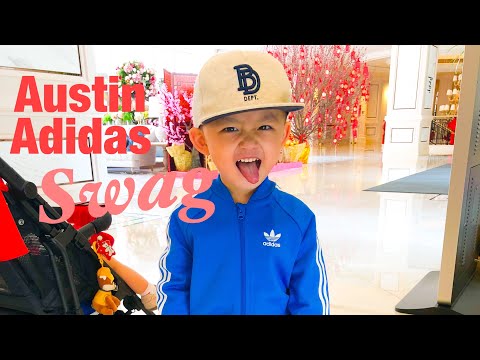 Austin swag with Adidas original whole set tracksuit