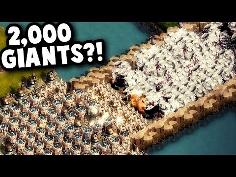 2,000 GIANTS in a FINAL WAVE?! - They Are Billions Custom Map Gameplay
