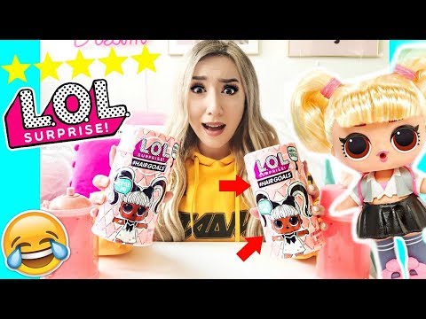ich teste 5 STERNE SPIELZEUG L.O.L Surprise Hairgoals...
