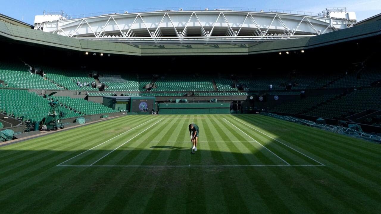 Maintaining the timeless glory of Wimbledon's courts