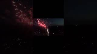 Fireworks from Drone POV