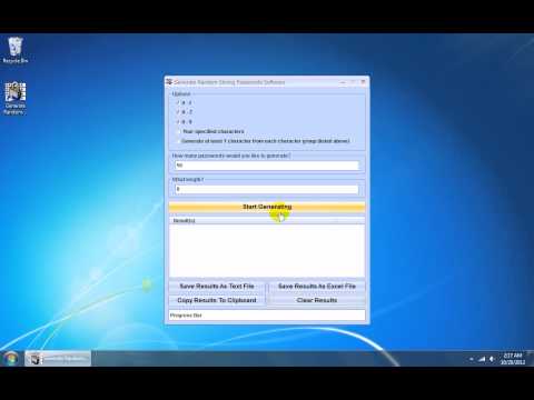 Generate Random Strong Passwords Software