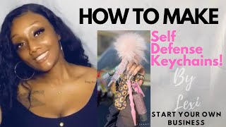 How to Make Self Defense Keychains with Lexi