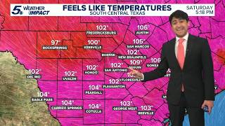 Hottest weather of the year expected this weekend | KENS 5 Weather Impact Forecast