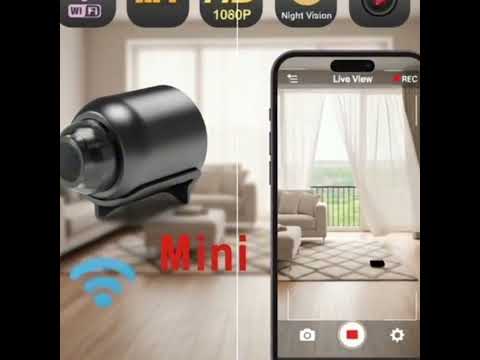 X5 Mini Rechargeable Full HD WiFi Camera with Audio video thumbnail