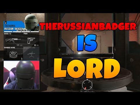 TheRussianBadger is THE LORD