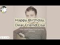 Jens Lekman - Happy Birthday, Dear Friend Lisa [karaoke]