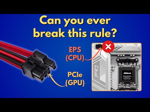 NEVER Mix Your CPU and PCIe Power Cables (... In General!)