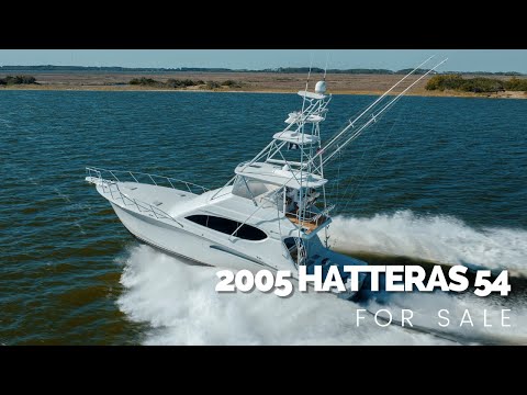 Hatteras 54 Convertible video