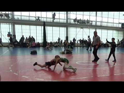 56 Lbs 1st Place Match - Rhett Clanton, The Storm Wrestling Center Vs Mason Lee, North Hall Wrestl