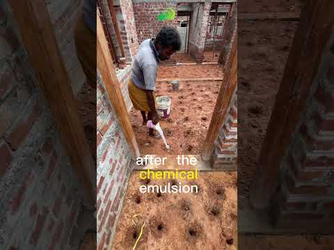 Anti-termite Treatment!!! #construction #termitecontrol