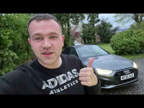 1st Impressions of the NEW Audi A4 45 TFSI BLACK EDITION (at night)