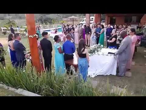 CASAMENTO DA JUSSARA E GELCI, 2022 REALIZADO PR CLEITON 