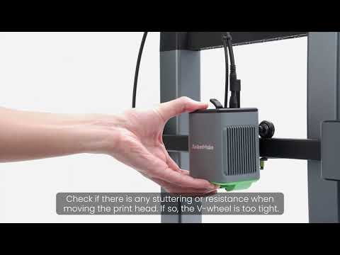 How to Adjust the X and Y Axis V Wheels on M5C