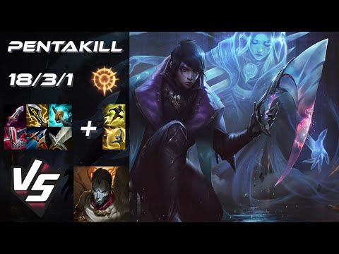 BOTTOM Aphelios vs Jhin [PENTAKILL] - EU Master Patch 26.1