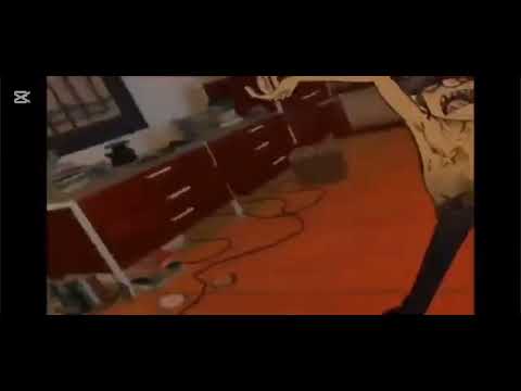 Noodle saying "It's my room, get out get out!" with the "GET OUT" meme