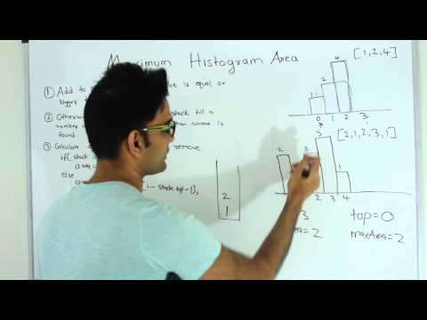 Maximum Rectangular Area in Histogram