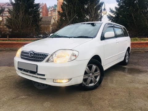 Краткий обзор а/м Тойота Королла Филдер 2001 г/в