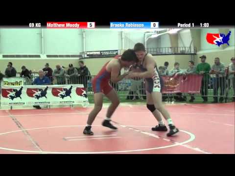 Matthew Moody vs. Brooks Robinson at 2013 ASICS FILA Cadet Nationals - GR